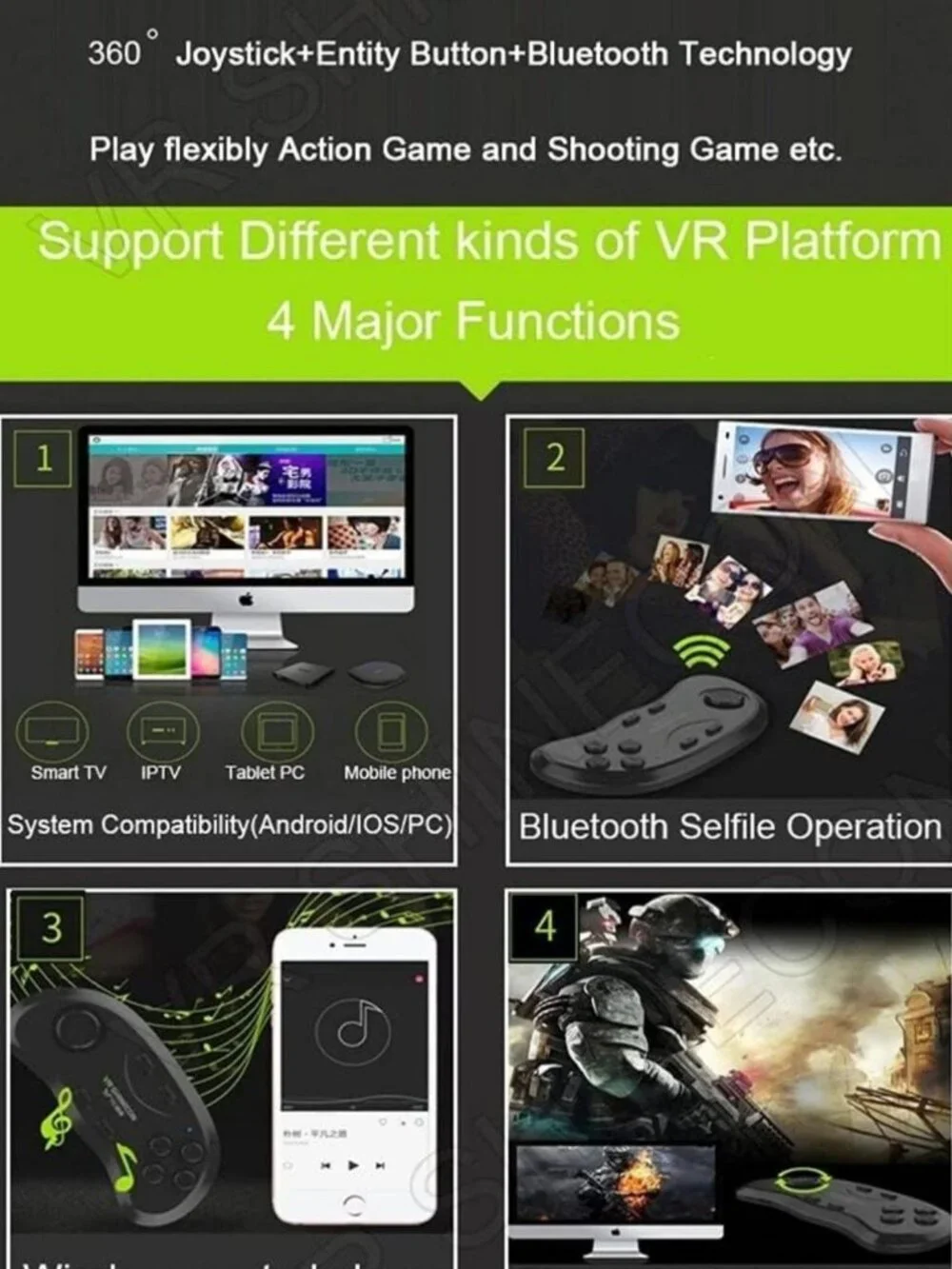 VR Remote Control For Android Or iPhone VR Shinecon
